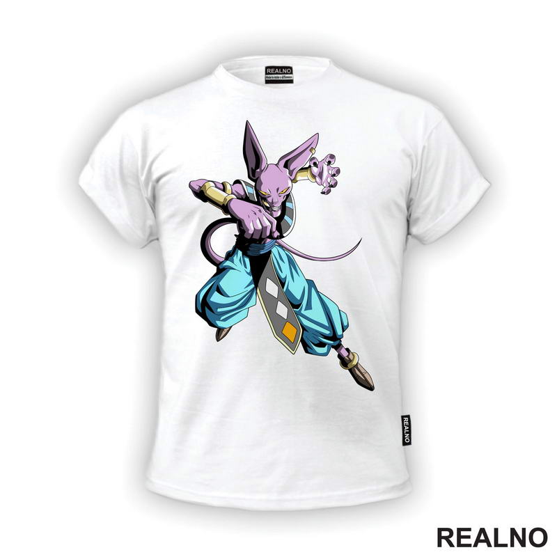 Beerus - Fighting - Goku - Dragon Ball