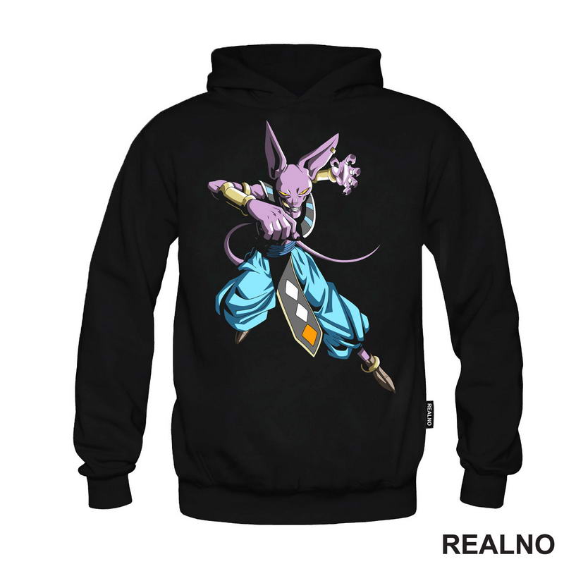 Beerus - Fighting - Goku - Dragon Ball