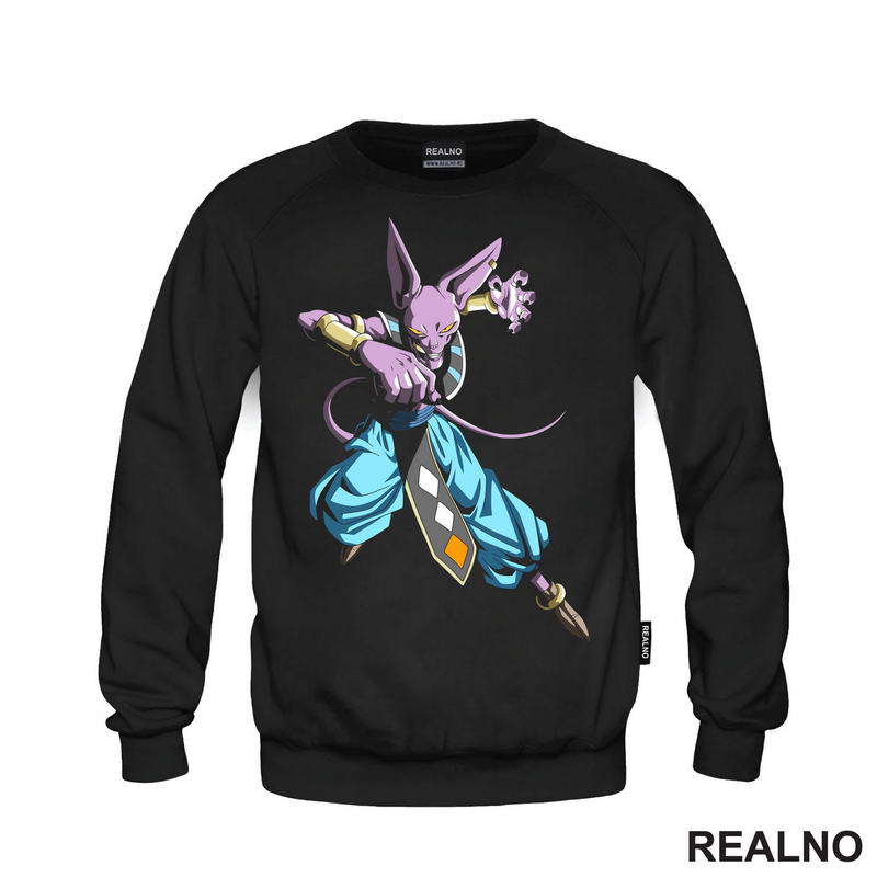Beerus - Fighting - Goku - Dragon Ball