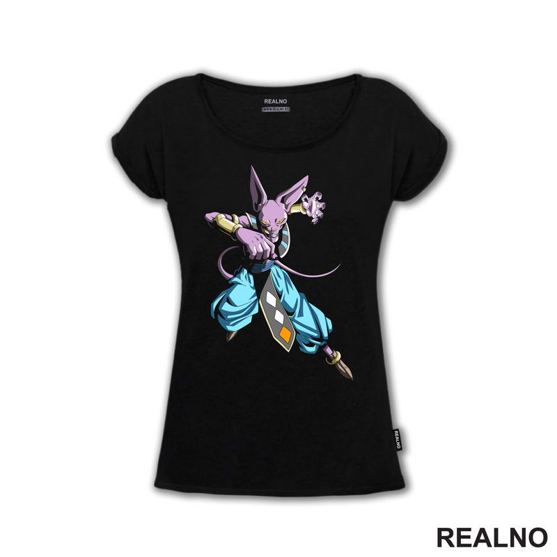Beerus - Fighting - Goku - Dragon Ball