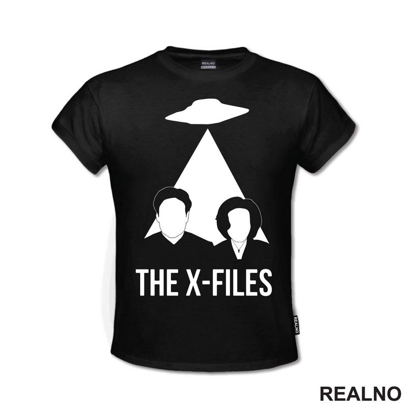 Mulder, Scully And Spaceship - The X Files
