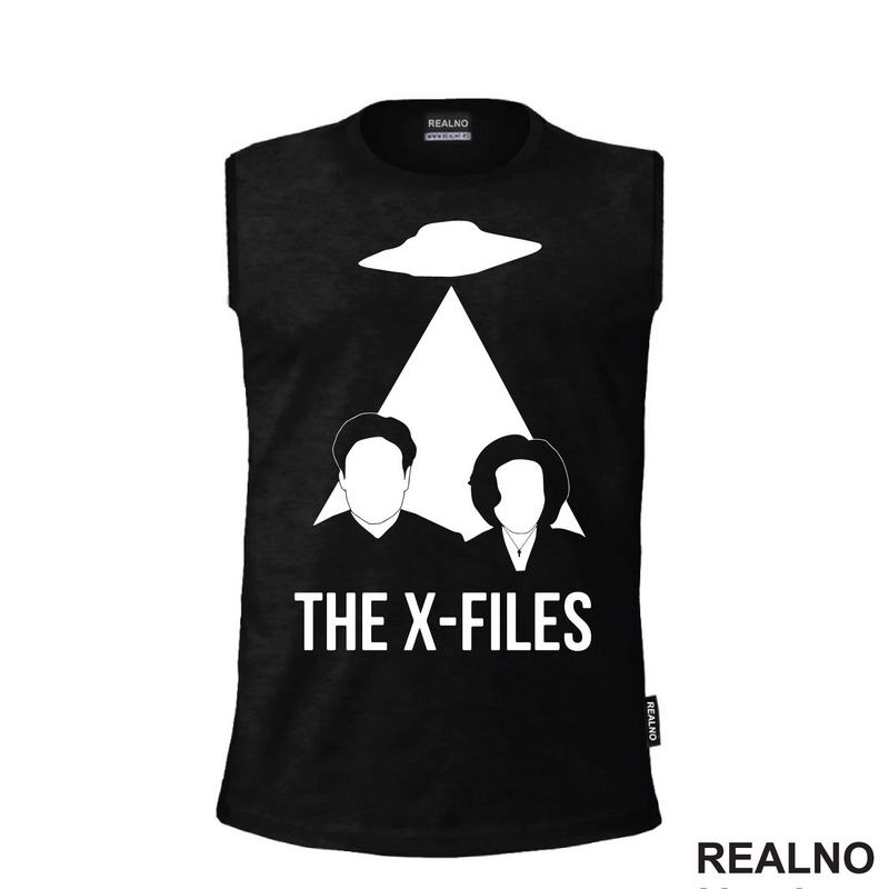 Mulder, Scully And Spaceship - The X Files