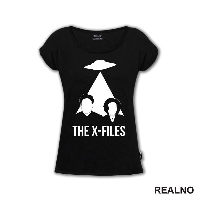 Mulder, Scully And Spaceship - The X Files