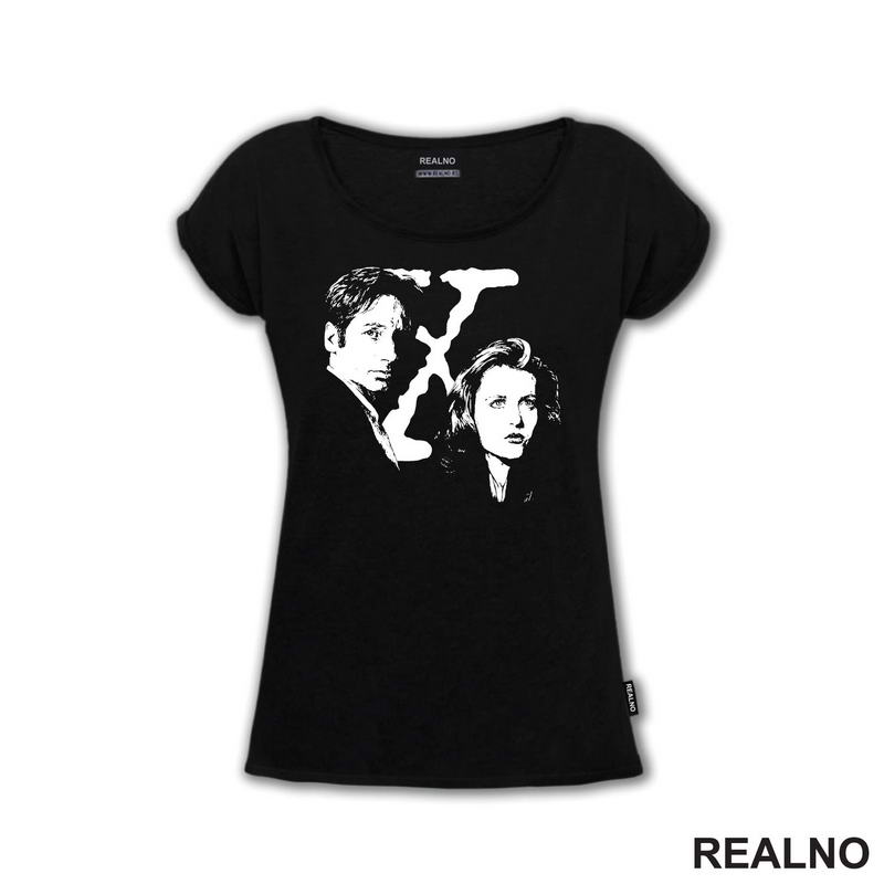 Portrait - Mulder And Scully - The X Files