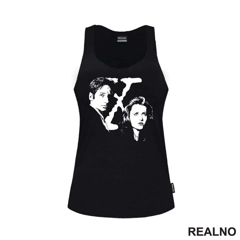 Portrait - Mulder And Scully - The X Files