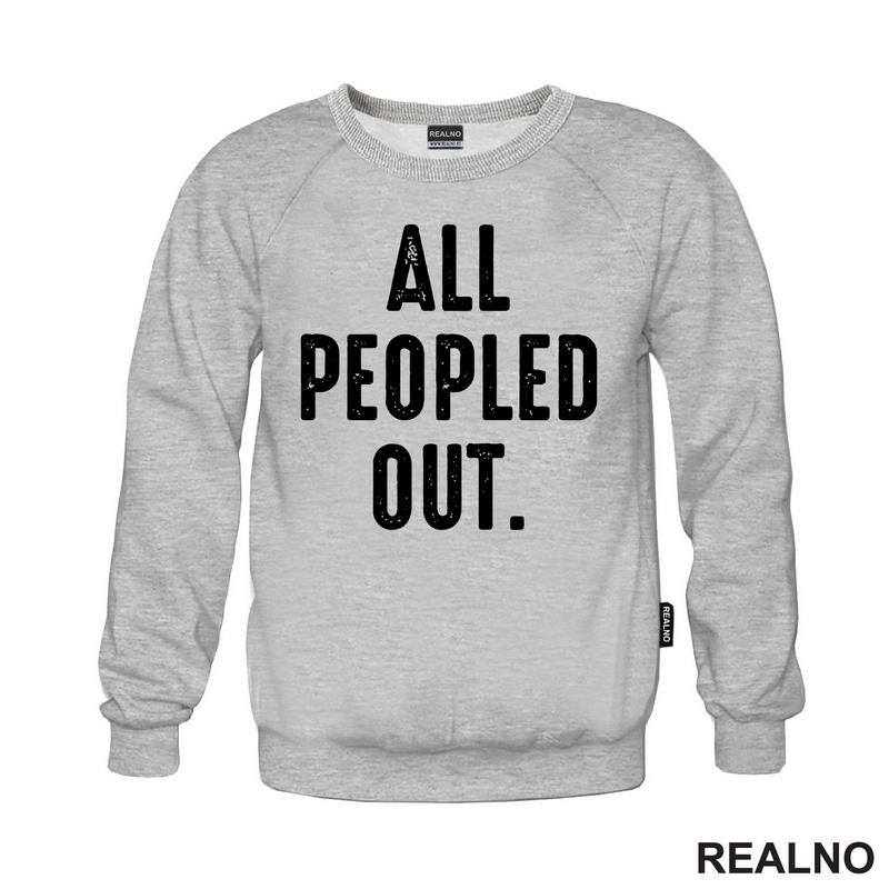All Peopled Out - Humor