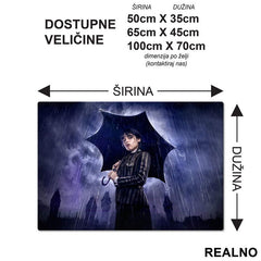 With An Umbrella - Purple Rain - Wednesday - Sreda - Podmetač za sto