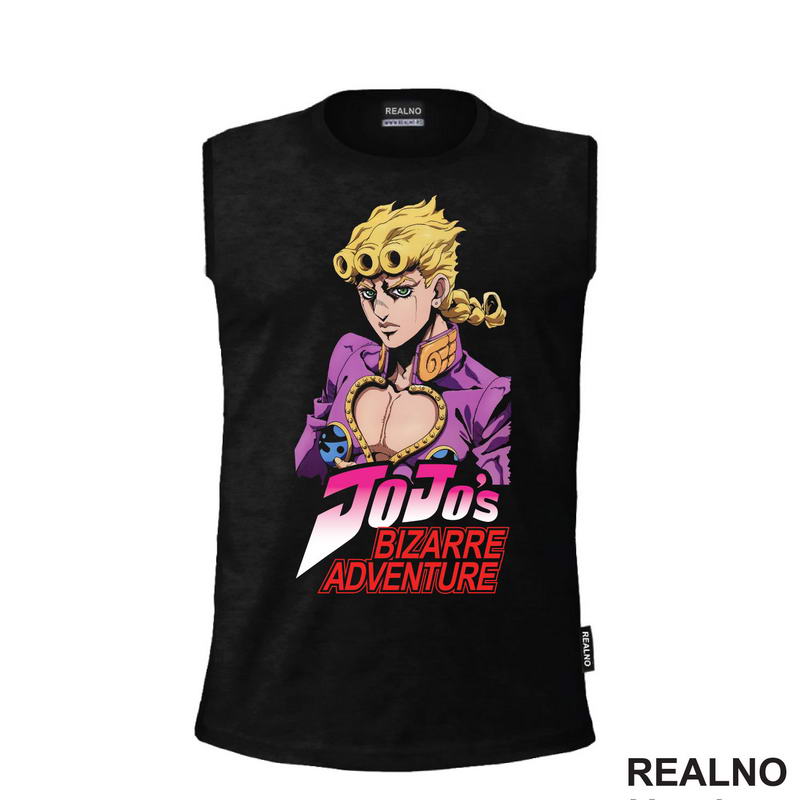 Giorno Giovanna And Logo - Jojo's Bizarre Adventure