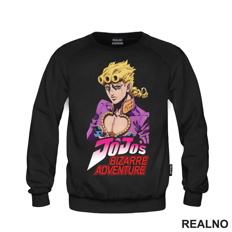 Giorno Giovanna And Logo - Jojo's Bizarre Adventure