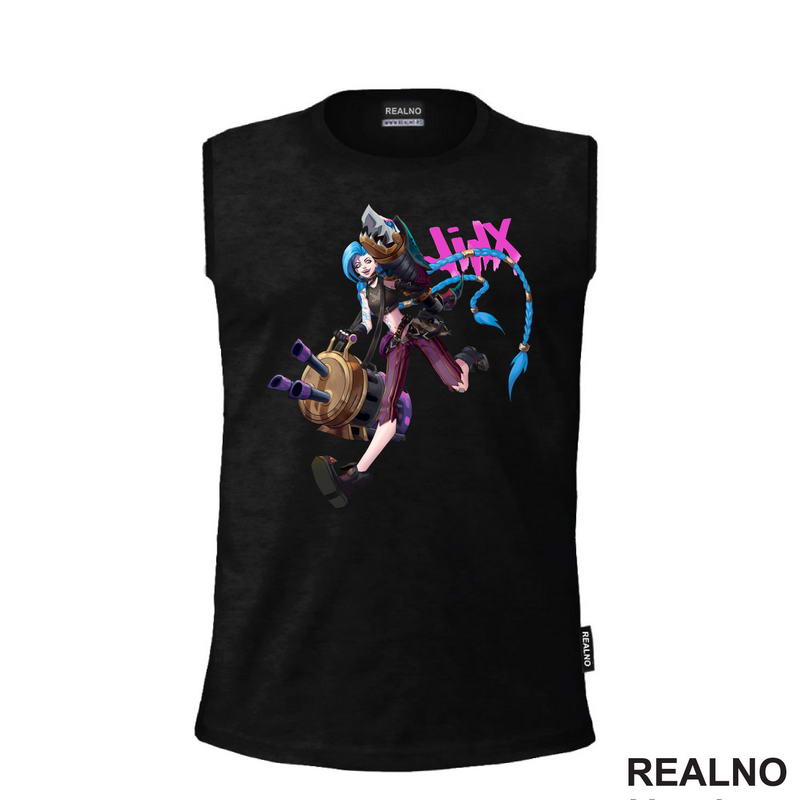 Jinx With Weapons - LOL - League Of Legends