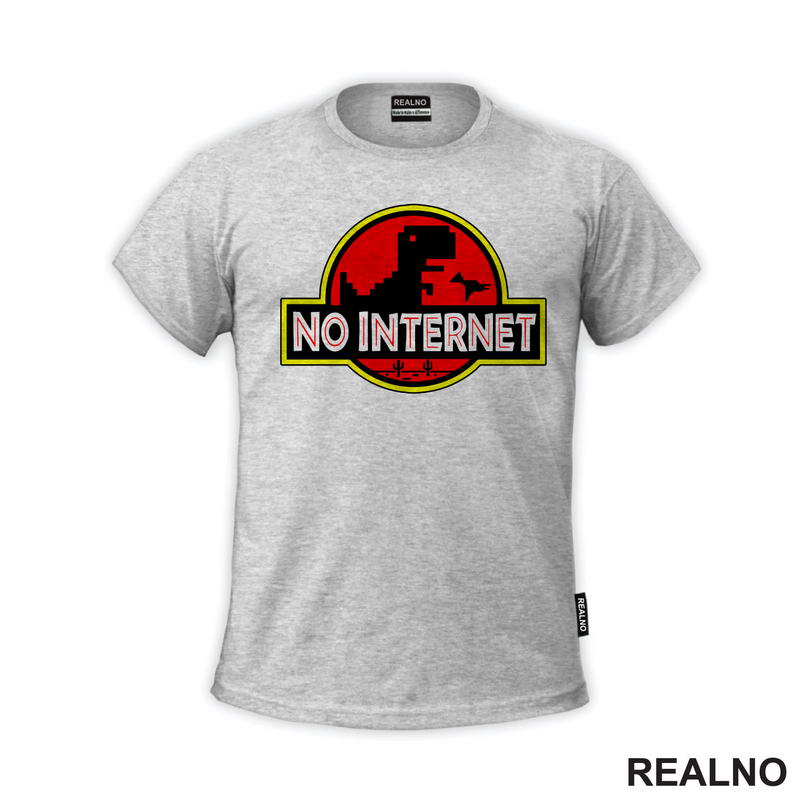 Jurassic Park No Internet - Humor