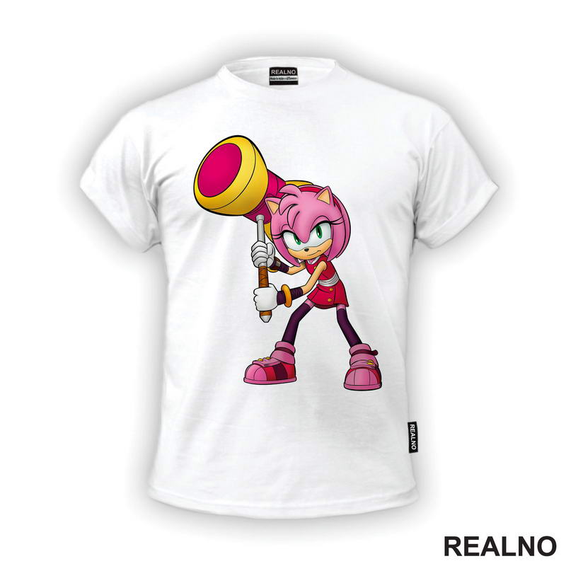 Amy Rose With Hammer - Sonic