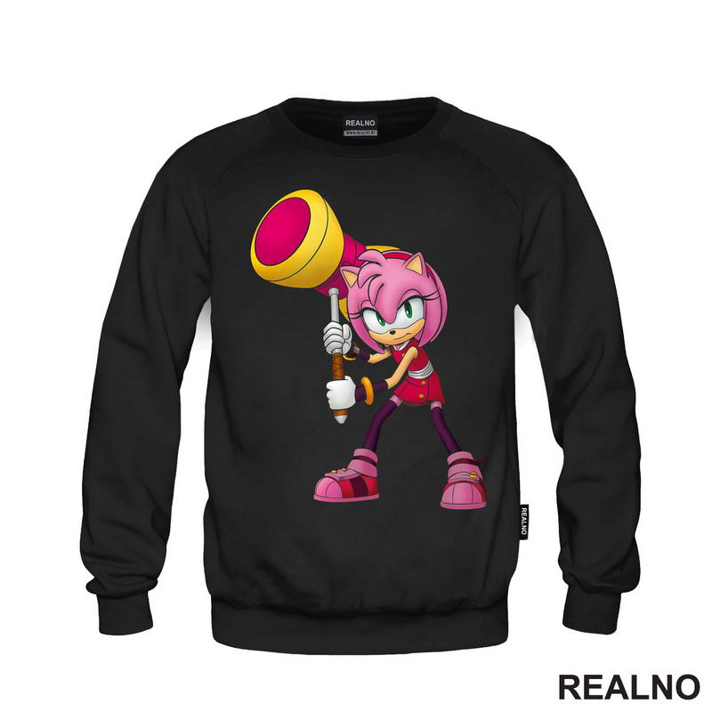 Amy Rose With Hammer - Sonic