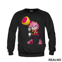 Amy Rose With Hammer - Sonic