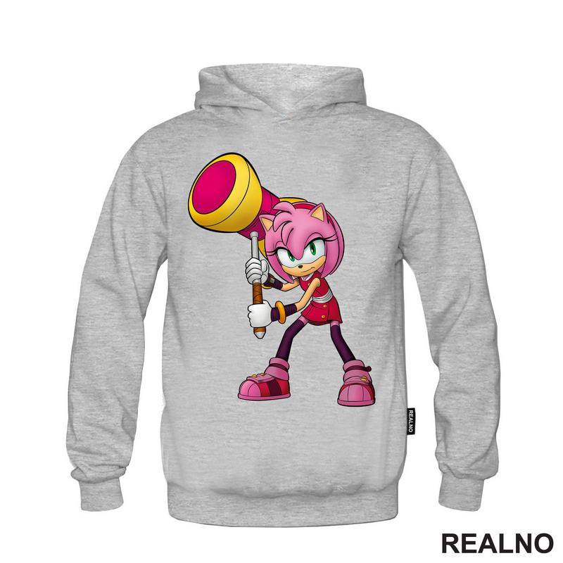 Amy Rose With Hammer - Sonic