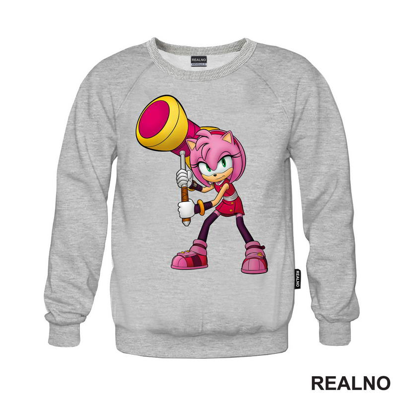 Amy Rose With Hammer - Sonic