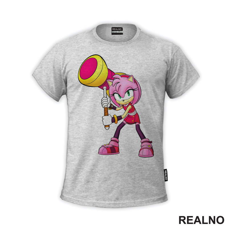 Amy Rose With Hammer - Sonic