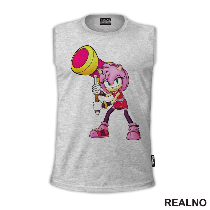 Amy Rose With Hammer - Sonic