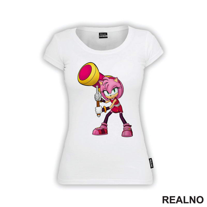 Amy Rose With Hammer - Sonic
