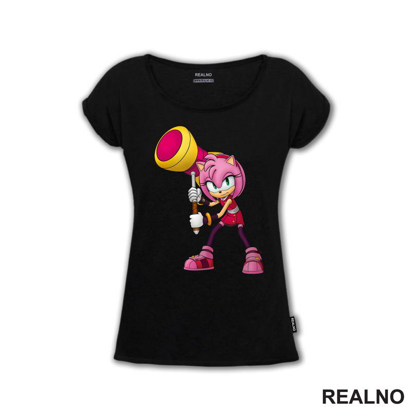 Amy Rose With Hammer - Sonic