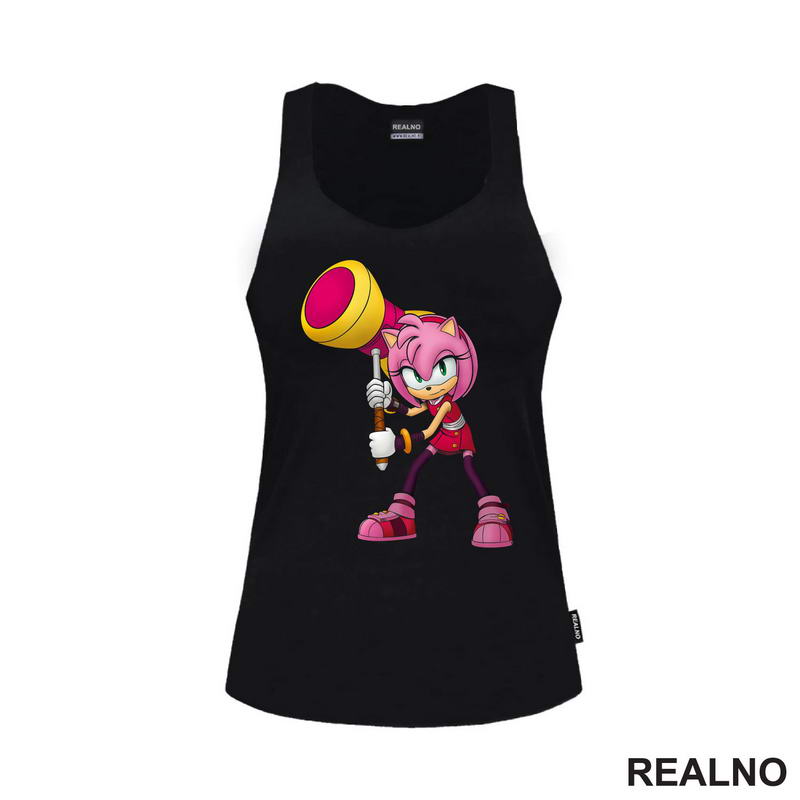 Amy Rose With Hammer - Sonic