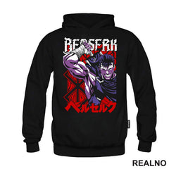 Guts And Logo - Berserk