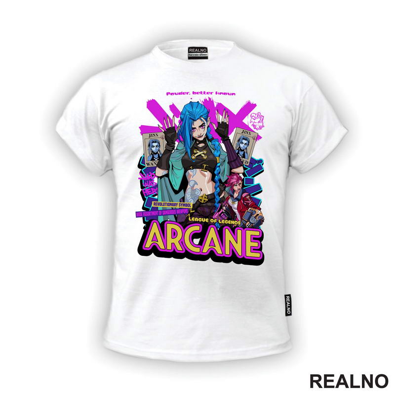 Jinx - Powder - League of Legends - LOL - Arcane