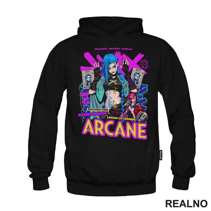 Jinx - Powder - League of Legends - LOL - Arcane