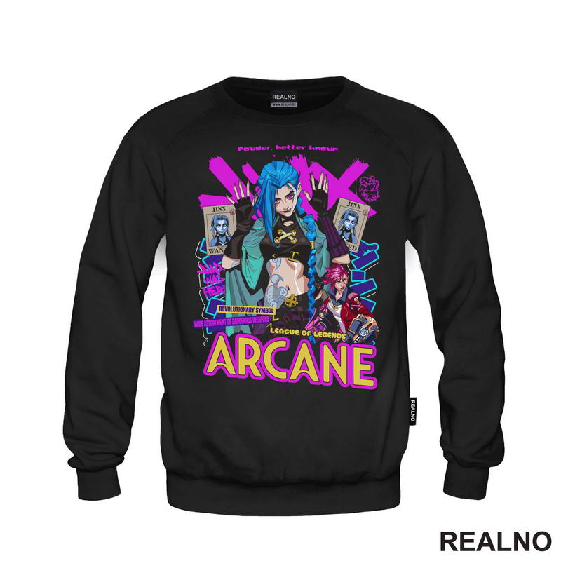 Jinx - Powder - League of Legends - LOL - Arcane