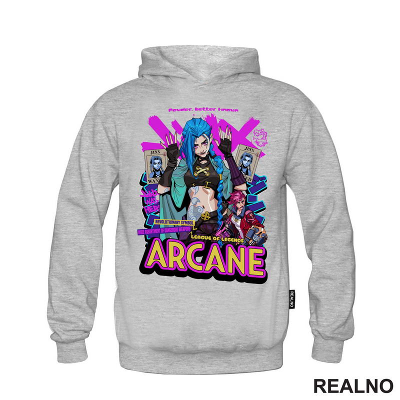 Jinx - Powder - League of Legends - LOL - Arcane