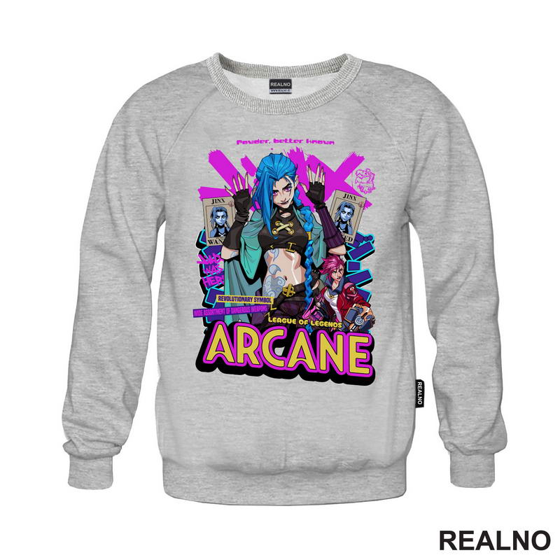 Jinx - Powder - League of Legends - LOL - Arcane