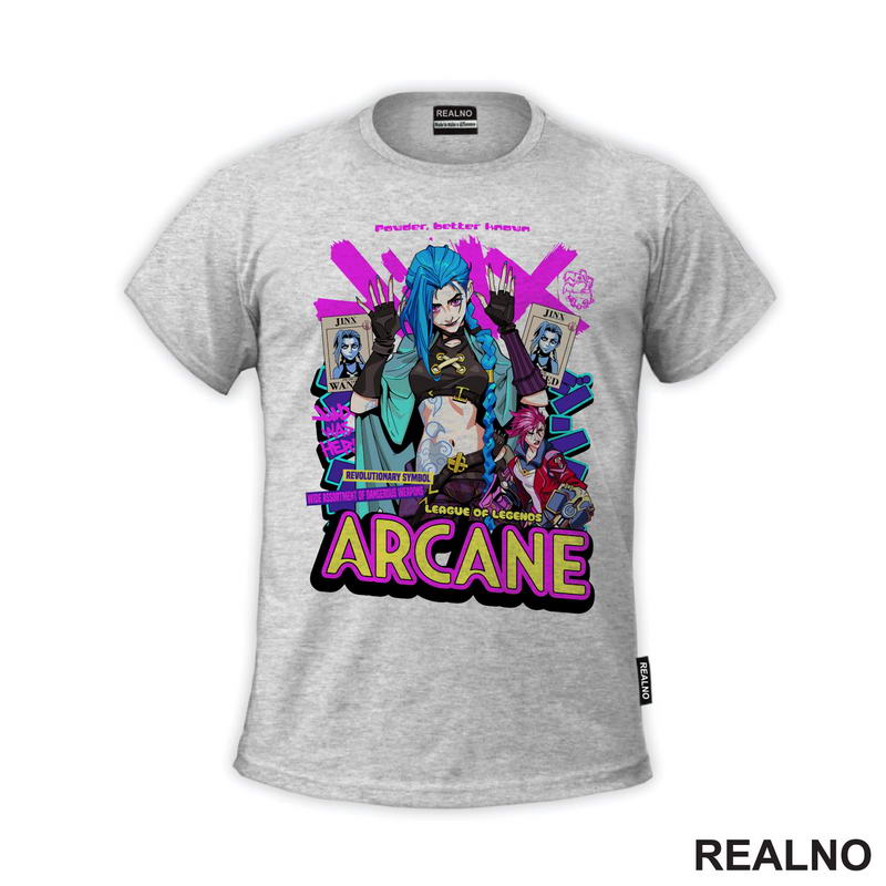 Jinx - Powder - League of Legends - LOL - Arcane