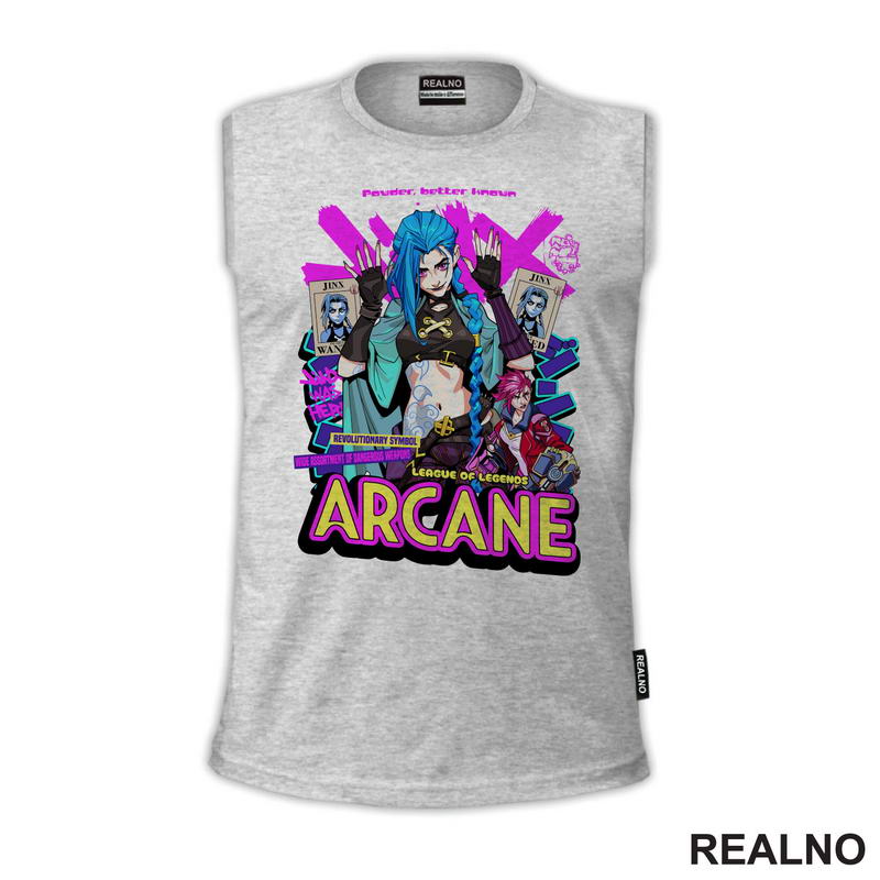 Jinx - Powder - League of Legends - LOL - Arcane