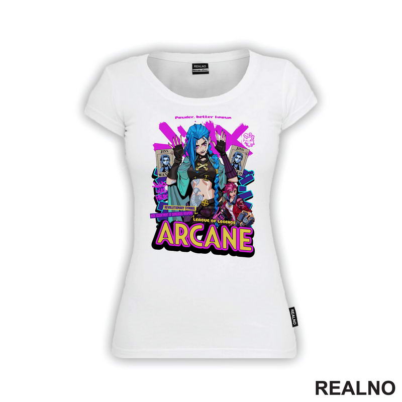 Jinx - Powder - League of Legends - LOL - Arcane