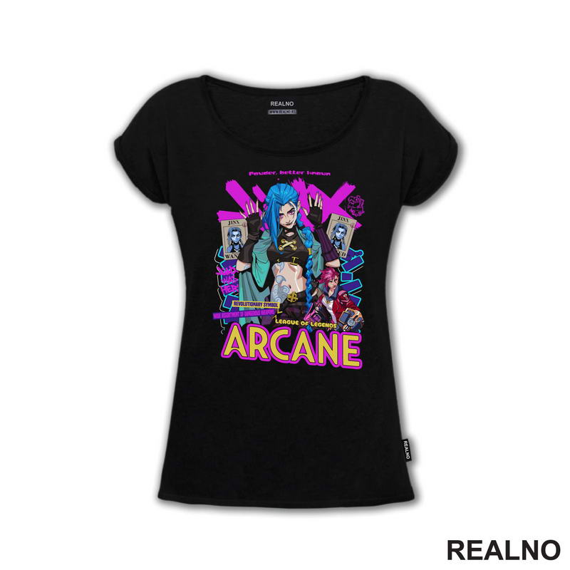 Jinx - Powder - League of Legends - LOL - Arcane