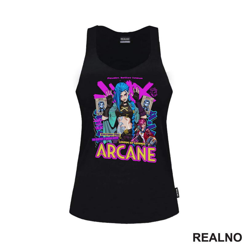 Jinx - Powder - League of Legends - LOL - Arcane