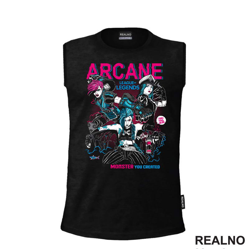 Jinx, Vi And Caitlyn - League of Legends - LOL - Arcane