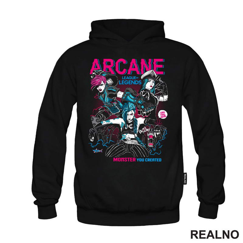 Jinx, Vi And Caitlyn - League of Legends - LOL - Arcane