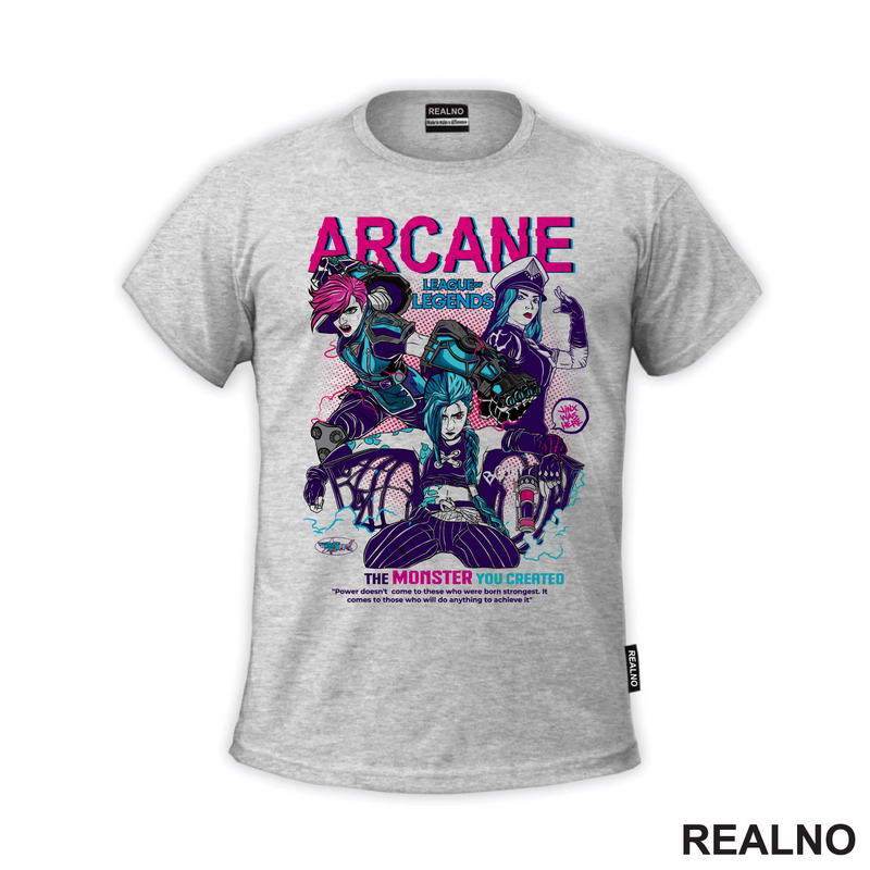 Jinx, Vi And Caitlyn - League of Legends - LOL - Arcane