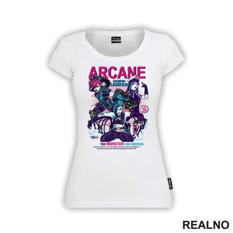 Jinx, Vi And Caitlyn - League of Legends - LOL - Arcane