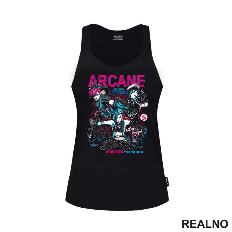 Jinx, Vi And Caitlyn - League of Legends - LOL - Arcane