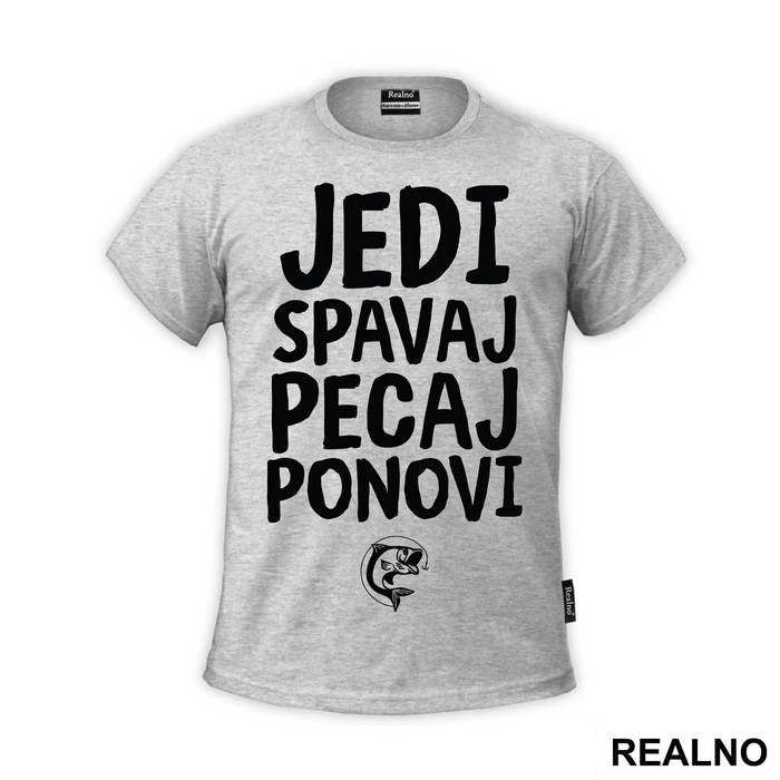 Jedi Spavaj Pecaj Ponovi Mala Riba - Pecanje - Fishing