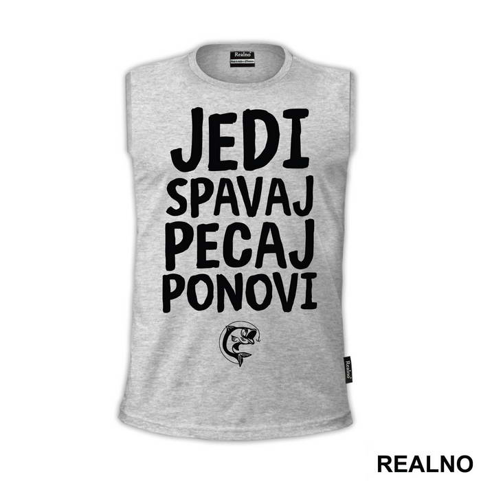 Jedi Spavaj Pecaj Ponovi Mala Riba - Pecanje - Fishing