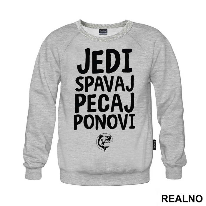 Jedi Spavaj Pecaj Ponovi Mala Riba - Pecanje - Fishing