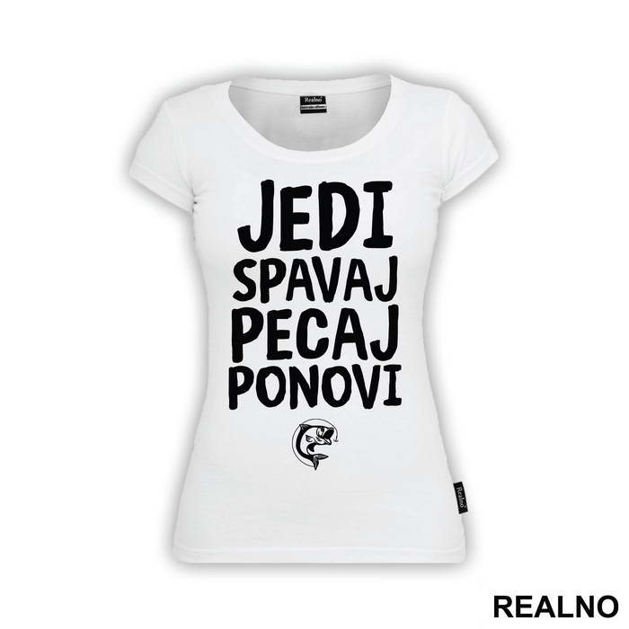 Jedi Spavaj Pecaj Ponovi Mala Riba - Pecanje - Fishing