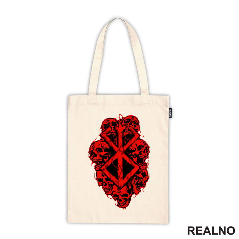 Red Logo And Skulls - Berserk