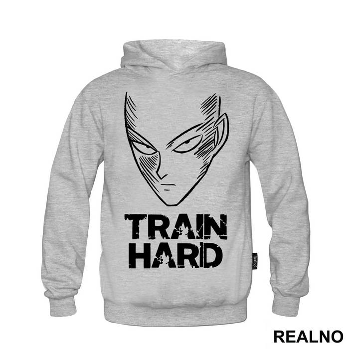 Train Hard Saitama Head - One Punch Man - Majica