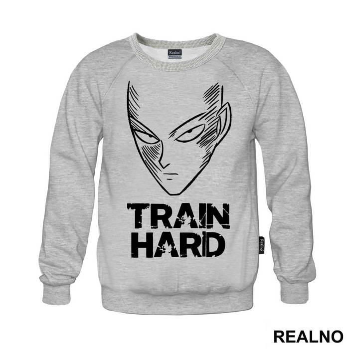 Train Hard Saitama Head - One Punch Man - Majica