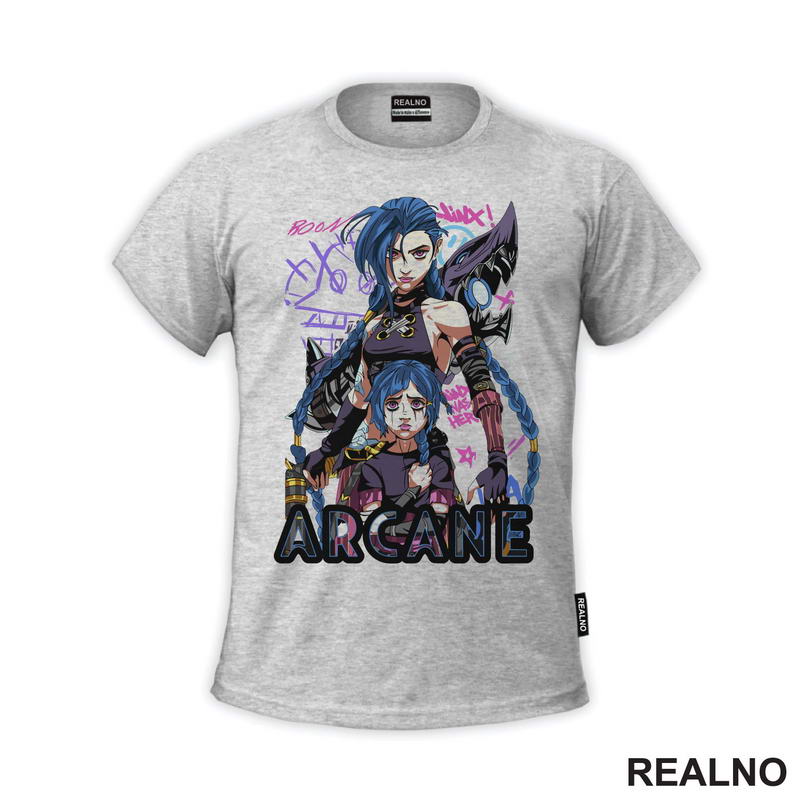 Jinx And Powder - Together - League of Legends - LOL - Arcane