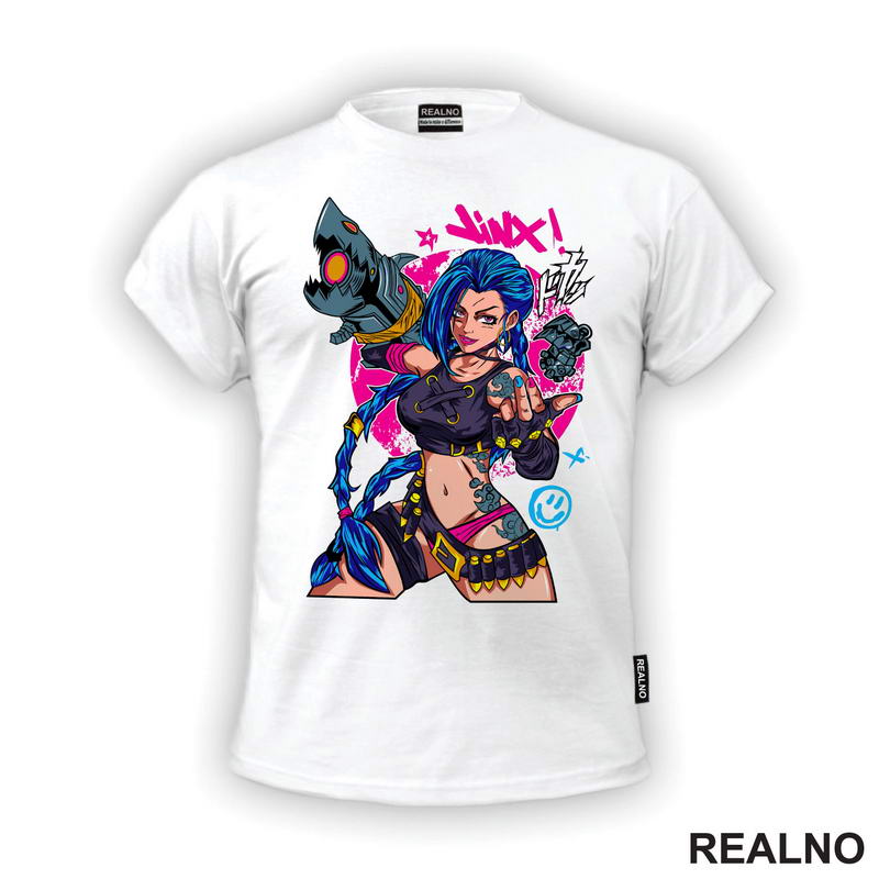 Jinx - Finger - League of Legends - LOL - Arcane